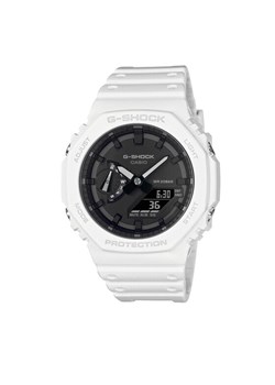 G-Shock Zegarek GA-2100-7AER Biały ze sklepu MODIVO w kategorii Zegarki - zdjęcie 185616358
