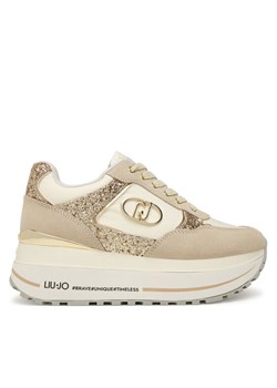 Liu Jo Sneakersy Plus 01 BF5011 PX078 Beżowy ze sklepu MODIVO w kategorii Buty sportowe damskie - zdjęcie 185616388