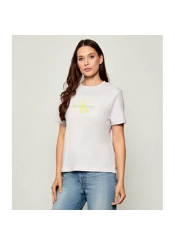 Calvin Klein Jeans T-shirt | Regular Fit ze sklepu Gomez Fashion Store w kategorii Bluzki damskie - zdjęcie 185617659