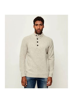Barbour Wełniany sweter Essential Patch Half | Regular Fit ze sklepu Gomez Fashion Store w kategorii Swetry męskie - zdjęcie 185617665