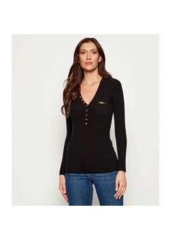 Elisabetta Franchi Sweter | Slim Fit | z dodatkiem jedwabiu ze sklepu Gomez Fashion Store w kategorii Swetry damskie - zdjęcie 185617696