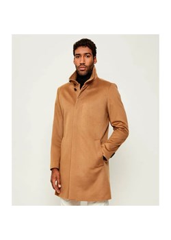 TIGER OF SWEDEN Wełniany płaszcz ALERIC | z dodatkiem kaszmiru | Slim Fit ze sklepu Gomez Fashion Store w kategorii Płaszcze męskie - zdjęcie 185618458