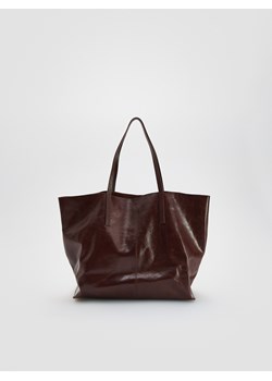 Reserved - Torebka shopper - bordowy ze sklepu Reserved w kategorii Torby Shopper bag - zdjęcie 185622508