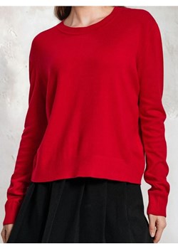Sinsay - Sweter z okrągłym dekoltem - czerwony - id: 376EU-33J - marki Sinsay - 185625188 Sinsay - Sweter z okrągłym dekoltem - czerwony ze sklepu Sinsay w kategorii Swetry damskie - zdjęcie 185625188