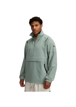 Męska bluza treningowa Under Armour UA Unstoppable Anorak - zielony ze sklepu Sportstylestory.com w kategorii Bluzy męskie - zdjęcie 185625399