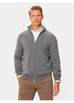 Gant Sweter 8030164 Szary Regular Fit ze sklepu MODIVO w kategorii Swetry męskie - zdjęcie 185625609