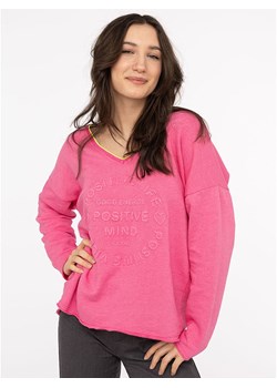 Zwillingsherz Bluza w kolorze różowym ze sklepu Limango Polska w kategorii Bluzy damskie - zdjęcie 185627188