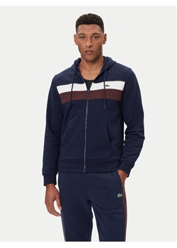 Lacoste Bluza SH5913 Granatowy Regular Fit ze sklepu MODIVO w kategorii Bluzy męskie - zdjęcie 185627375