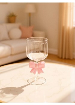 Sinsay - Kieliszek z kokardką - różowy ze sklepu Sinsay w kategorii Kieliszki - zdjęcie 185630186