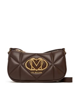 LOVE MOSCHINO Torebka JC4083PP0NLC0313 Brązowy ze sklepu MODIVO w kategorii Kopertówki - zdjęcie 185630837
