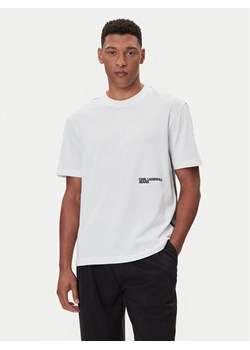 Karl Lagerfeld Jeans T-Shirt A4M17030 Biały Relaxed Fit ze sklepu MODIVO w kategorii T-shirty męskie - zdjęcie 185630856