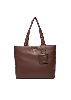 Guess Torebka Sunetra HWNG75 34230 Brązowy ze sklepu MODIVO w kategorii Torby Shopper bag - zdjęcie 185630927