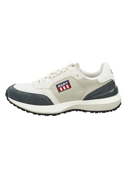GANT Footwear Skórzane sneakersy &quot;Abrilake&quot; w kolorze szaro-białym ze sklepu Limango Polska w kategorii Buty sportowe damskie - zdjęcie 185631645