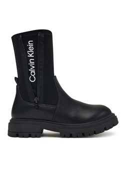 Botki Calvin Klein Chelsea Boot V3A5-83123-1464 D Czarny ze sklepu eobuwie.pl w kategorii Buty zimowe dziecięce - zdjęcie 185631729