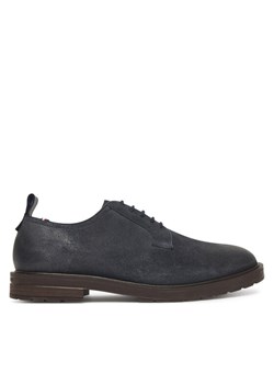Półbuty Tommy Hilfiger Cleated Derby FM0FM05770 Granatowy ze sklepu eobuwie.pl w kategorii Półbuty męskie - zdjęcie 185631736