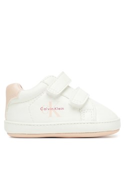 Sneakersy Calvin Klein Low Cut Velcro V0A9-83080-1582A Biały ze sklepu eobuwie.pl w kategorii Buty sportowe dziecięce - zdjęcie 185631919