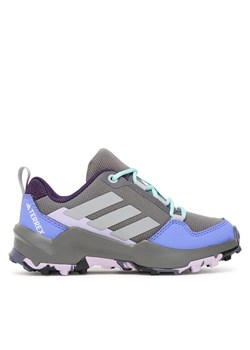 Trekkingi adidas Terrex Ax4r JQ0633 Szary ze sklepu eobuwie.pl w kategorii Buty trekkingowe dziecięce - zdjęcie 185631946