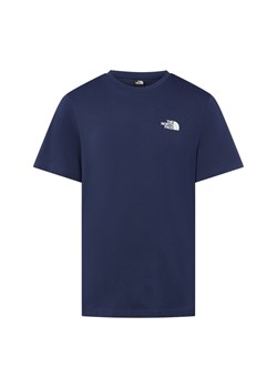 The North Face Koszulka męska Mężczyźni Bawełna granatowy jednolity ze sklepu vangraaf w kategorii T-shirty męskie - zdjęcie 185633315