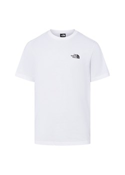 The North Face Koszulka męska Mężczyźni Bawełna biały jednolity ze sklepu vangraaf w kategorii T-shirty męskie - zdjęcie 185633316