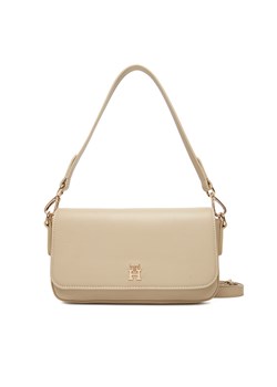 Torebka Tommy Hilfiger Th Icon Conv AW0AW17677 Beżowy ze sklepu eobuwie.pl w kategorii Listonoszki - zdjęcie 185634087