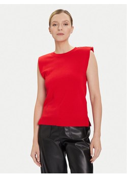 Morgan Sweter 252-MRANA Czerwony Regular Fit ze sklepu MODIVO w kategorii Swetry damskie - zdjęcie 185634789