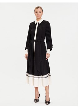 KARL LAGERFELD Sukienka koszulowa A4W13047 Czarny Regular Fit ze sklepu MODIVO w kategorii Sukienki - zdjęcie 185634816