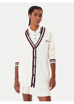 Guess Kardigan V5BR00 Z1152 Biały Regular Fit ze sklepu MODIVO w kategorii Swetry damskie - zdjęcie 185634896