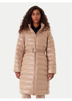 Calvin Klein Kurtka zimowa LV044D543G Beżowy Slim Fit ze sklepu MODIVO w kategorii Kurtki damskie - zdjęcie 185634918