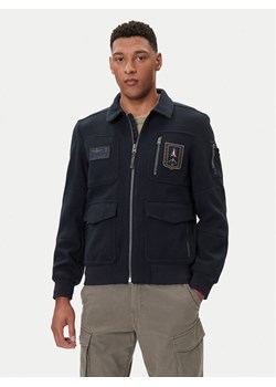 Aeronautica Militare Kurtka bomber 252AM1380UL00902 Granatowy Regular Fit ze sklepu MODIVO w kategorii Kurtki męskie - zdjęcie 185634939