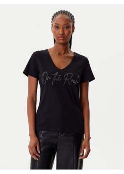 Morgan T-Shirt 242-DLUCAS Czarny Regular Fit ze sklepu MODIVO w kategorii Bluzki damskie - zdjęcie 185634955