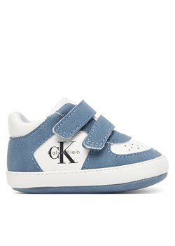 Calvin Klein Sneakersy Low Cut Velcro V0B9-83146-1755 Niebieski ze sklepu MODIVO w kategorii Buty sportowe dziecięce - zdjęcie 185635015