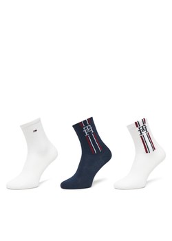 Tommy Hilfiger Zestaw 3 par wysokich skarpet dziecięcych 701236331 Granatowy ze sklepu MODIVO w kategorii Skarpetki dziecięce - zdjęcie 185635097
