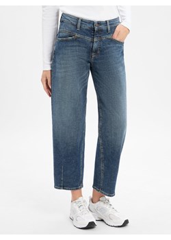 Cambio Dżinsy - Elin Kobiety Bawełna blue stone jednolity ze sklepu vangraaf w kategorii Jeansy damskie - zdjęcie 185638388