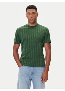 Lacoste T-Shirt TH5902 Zielony Classic Fit ze sklepu MODIVO w kategorii T-shirty męskie - zdjęcie 185638948