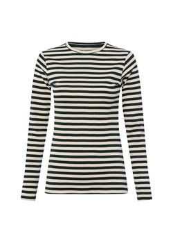 brookshire Damska koszulka z długim rękawem Kobiety Bawełna jodłowy w paski ze sklepu vangraaf w kategorii Bluzki damskie - zdjęcie 185639539
