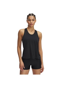 Damski top do biegania Under Armour UA Launch Camo Singlet - czarny ze sklepu Sportstylestory.com w kategorii Bluzki damskie - zdjęcie 185639949