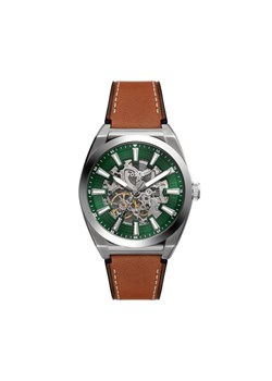 Fossil Zegarek Everett Skeleton Automatic ME3261 Zielony ze sklepu MODIVO w kategorii Zegarki - zdjęcie 185641249