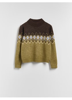 Reserved - Sweter w romby - wielobarwny ze sklepu Reserved w kategorii Swetry damskie - zdjęcie 185642526