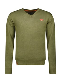 Canadian Peak Sweter &quot;Felineak&quot; w kolorze khaki ze sklepu Limango Polska w kategorii Swetry męskie - zdjęcie 185645328