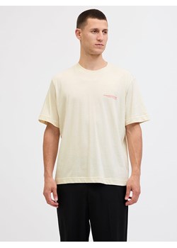 Jack &amp; Jones Koszulka &quot;Jorbillyburg Photo&quot; w kolorze kremowym ze sklepu Limango Polska w kategorii T-shirty męskie - zdjęcie 185645666