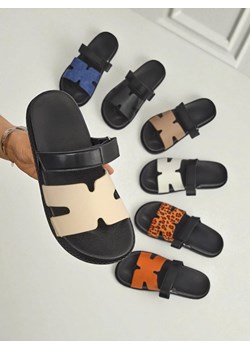 Royalfashion Klapki damskie z eko skóry FlexiComfi ze sklepu royalfashion.pl w kategorii Klapki damskie - zdjęcie 185647057