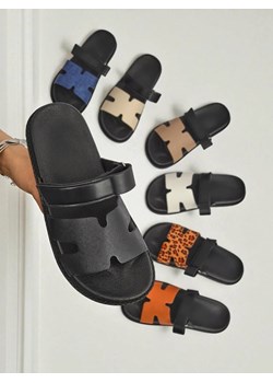 Royalfashion Klapki damskie z eko skóry FlexiComfi ze sklepu royalfashion.pl w kategorii Klapki damskie - zdjęcie 185647065