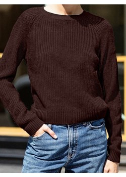 Sinsay - Basic sweter z długimi rękawami - czerwony ze sklepu Sinsay w kategorii Swetry damskie - zdjęcie 185648345