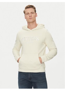 Guess Bluza M5GQ36 KCN01 Écru Regular Fit ze sklepu MODIVO w kategorii Bluzy męskie - zdjęcie 185649069