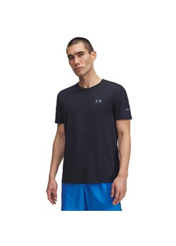 Męska koszulka do biegania Under Armour UA Seamless Stride SS - granatowa ze sklepu Sportstylestory.com w kategorii T-shirty męskie - zdjęcie 185649989