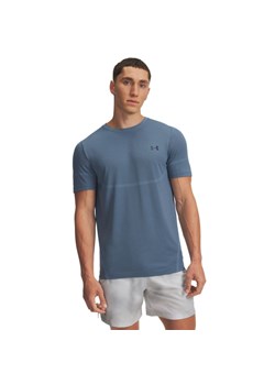 Męska koszulka treningowa Under Armour UA Vanish Elite Seamless SS - niebieska ze sklepu Sportstylestory.com w kategorii T-shirty męskie - zdjęcie 185649997