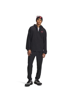 Męskie spodnie treningowe Under Armour UA Vibe Woven Pants - czarne ze sklepu Sportstylestory.com w kategorii Spodnie męskie - zdjęcie 185650147