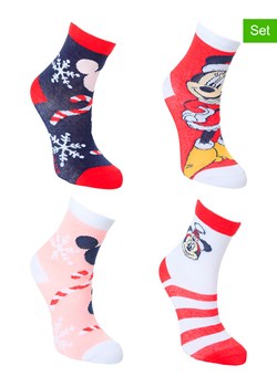 Disney Minnie Mouse Skarpety (4 pary) &quot;Minnie&quot; ze wzorem ze sklepu Limango Polska w kategorii Skarpetki dziecięce - zdjęcie 185652047