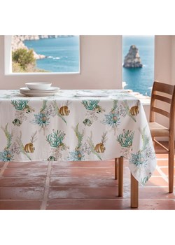 Mint Rugs Obrus &quot;Summer Special Formentera&quot; w kolorze biało-turkusowym ze sklepu Limango Polska w kategorii Obrusy i bieżniki - zdjęcie 185652259