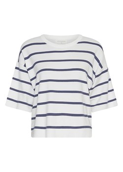MOSS COPENHAGEN Koszulka w kolorze biało-granatowym ze sklepu Limango Polska w kategorii Bluzki damskie - zdjęcie 185652338